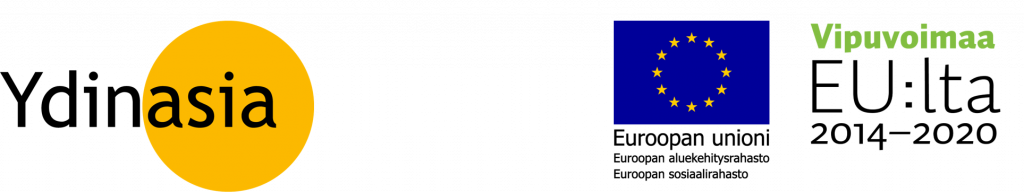 Ydinasia logo ja ESR.
