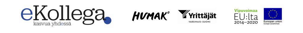 Logot: Ekollega, humak, vs-yrittäjät ja ESR.